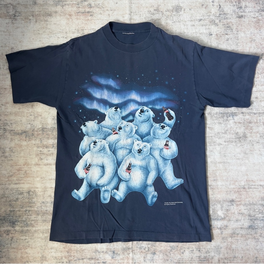 Vintage 90s Coca-Cola Promo Polar Bear Tshirt